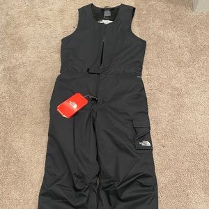 Northface snow bibs size 6
